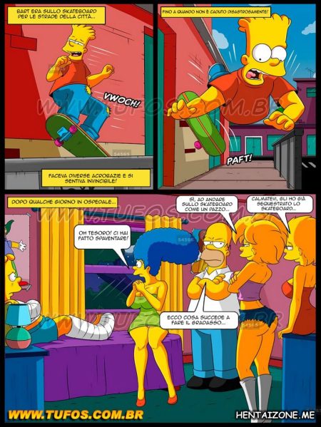 Hentai Simpson - Bart ferito  (2/11)